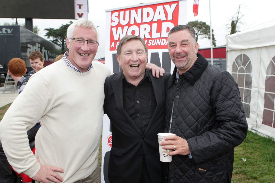 Pat with Fr Brian D’Arcy and John Aldridge