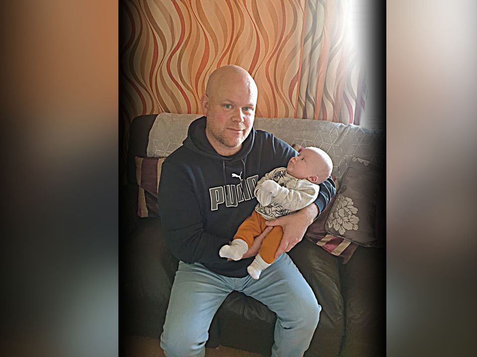 Brendan Keogh found mould on his newborn son Tadhg’s babygro and under his cot and he fears for health issues for his family