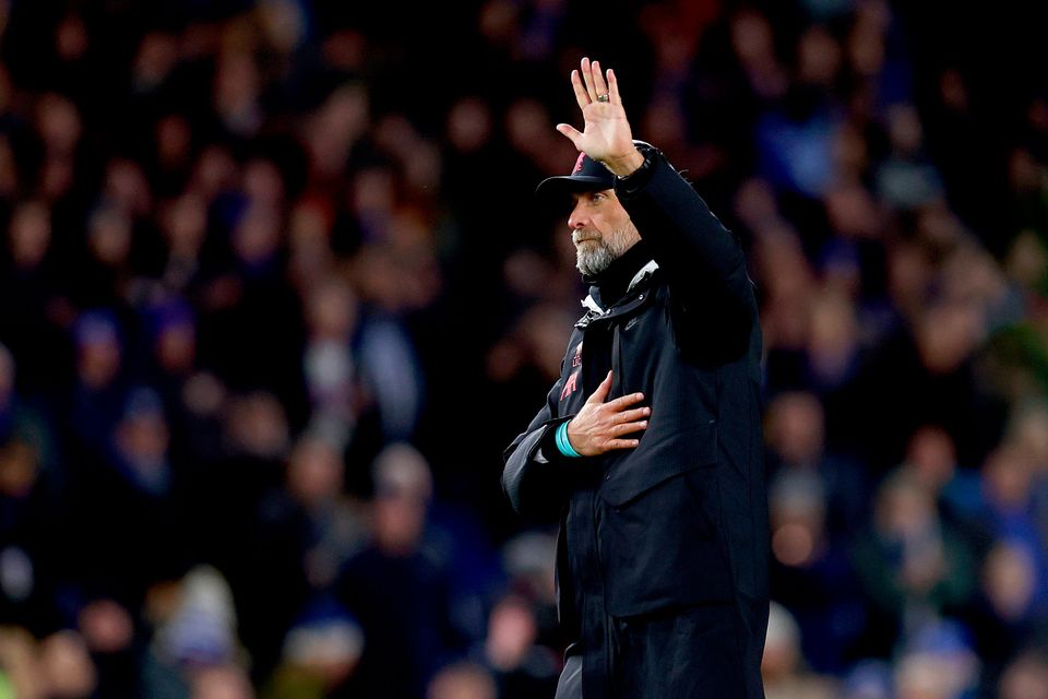 Jurgen Klopp apologised to Liverpool fans after the final whistle.