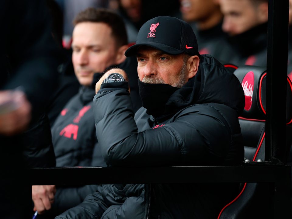 Jurgen Klopp, Manager of Liverpool, looks on prior to the Premier League match between AFC Bournemouth and Liverpool FC at Vitality Stadium. (Photo by Luke Walker/Getty Images)