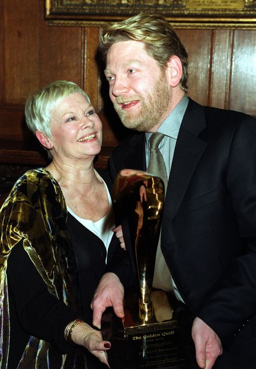 Actor and director Sir Kenneth Branagh with Dame Judi Dench (William Conran/PA)