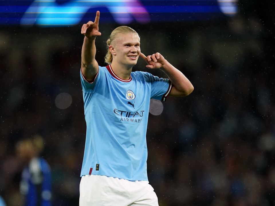 File photo dated 05-10-2022 of Manchester City's Erling Haaland. FC Copenhagen’s stand-in captain Viktor Claesson admits stopping Manchester City and the “killer” Erling Haaland is the toughest footballing task he has ever faced. Issue date: Monday October 10, 2022.