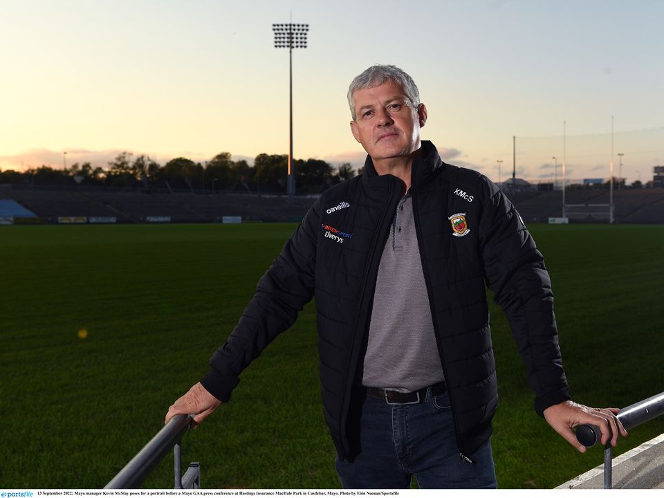 Baptism of fire: New Mayo football manager Kevin McStay. Photo: Sportsfile