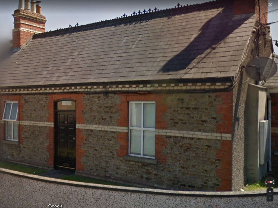 The house in Newbridge that was used as a brothel at the time of the incident
