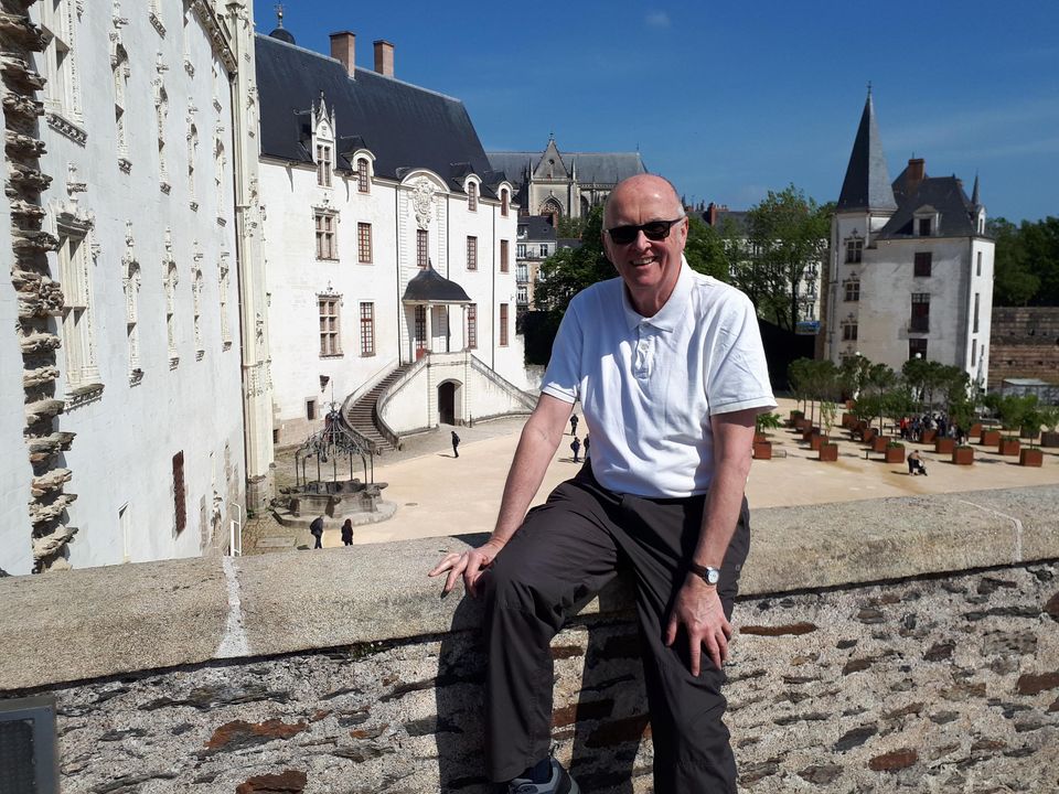 Exploring the castle grounds