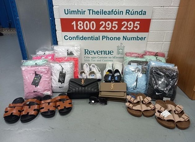 Nike and Moncler items among contraband worth almost €400,000 seized by Revenue in Dublin