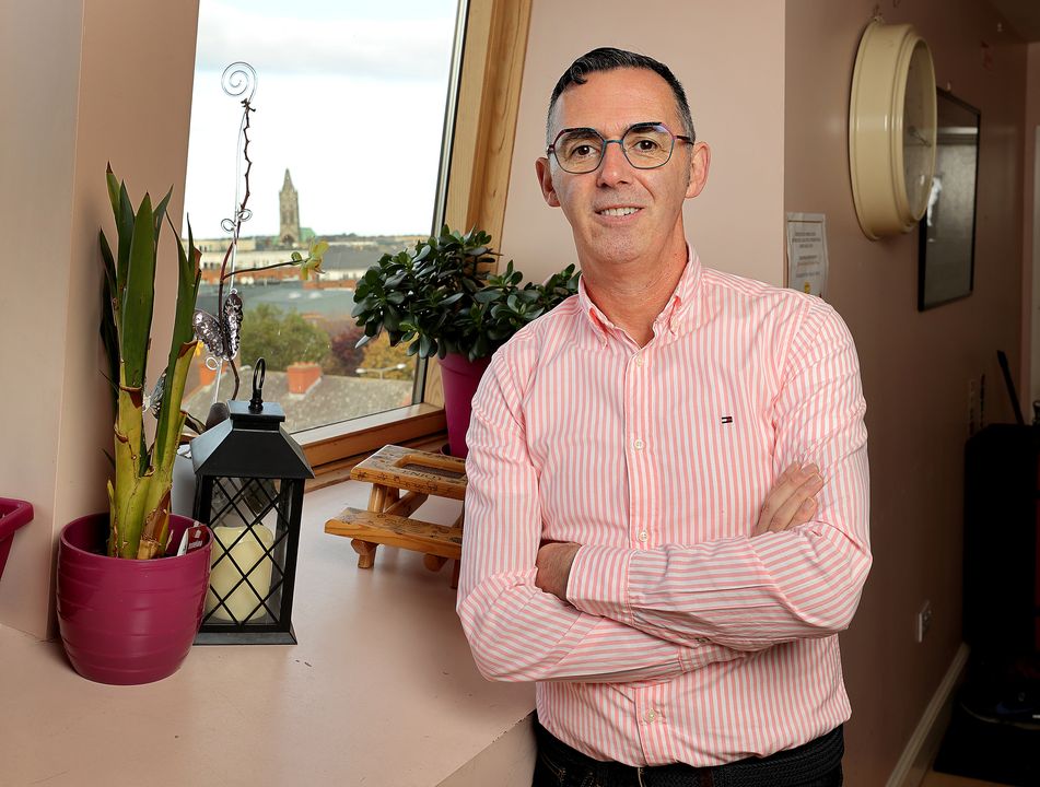 Eddie McGuinness, who has battled throat cancer, pictured at his home in Dublin 8. Photo: Frank McGrath
