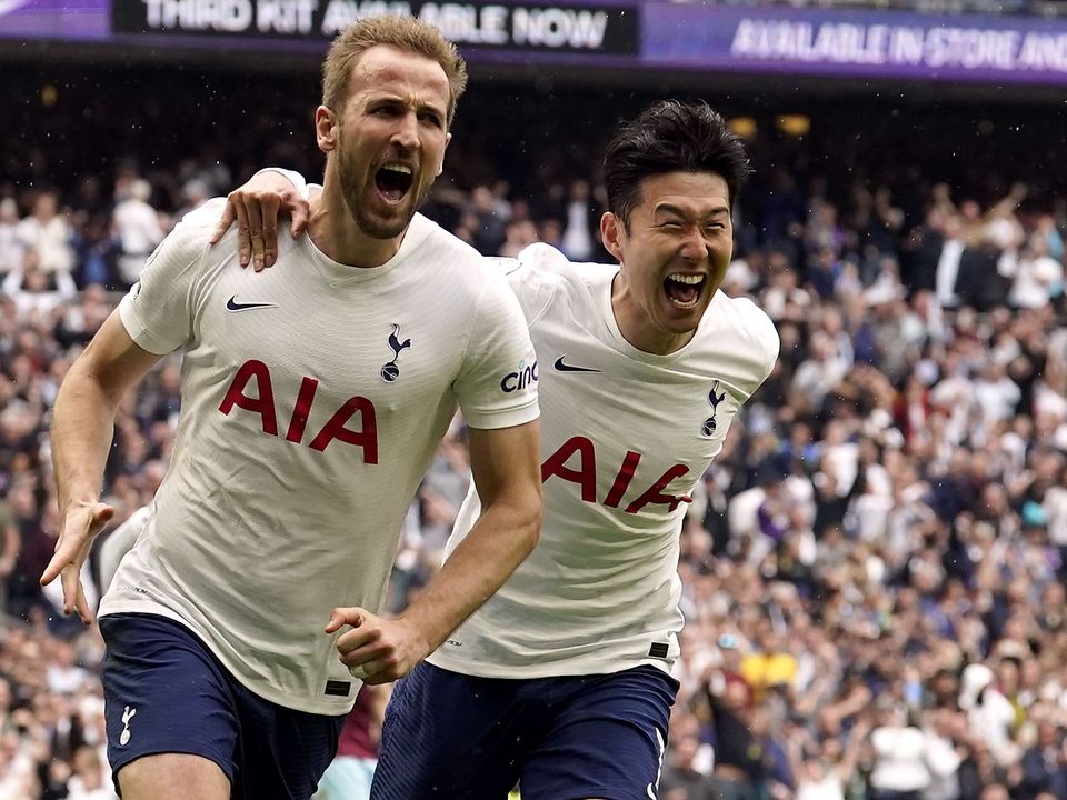 Harry Kane’s penalty moved Spurs into the top four (Andrew Matthews/PA)