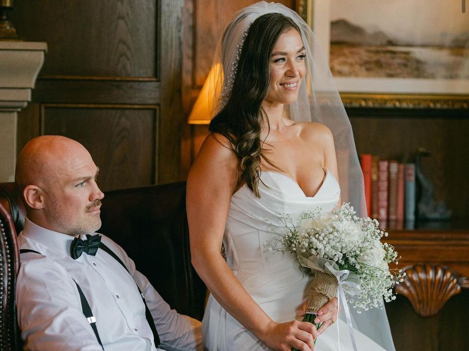 The couple married in Lough Eske in Donegal