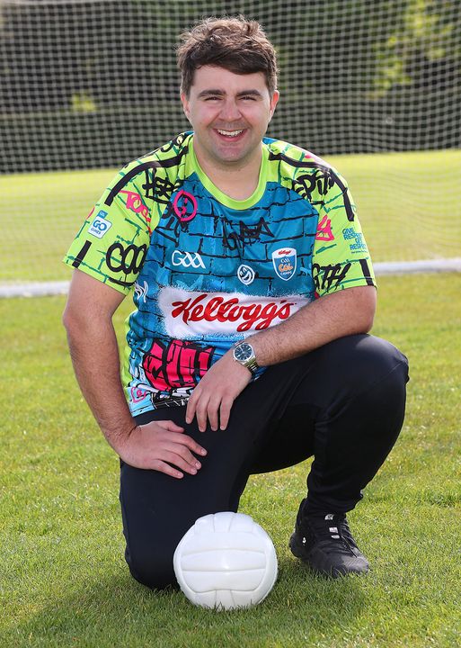Carl Mullan at the launch of the 2023 Kellogg’s GAA Cúl Camps competition. Photo: Brian McEvoy