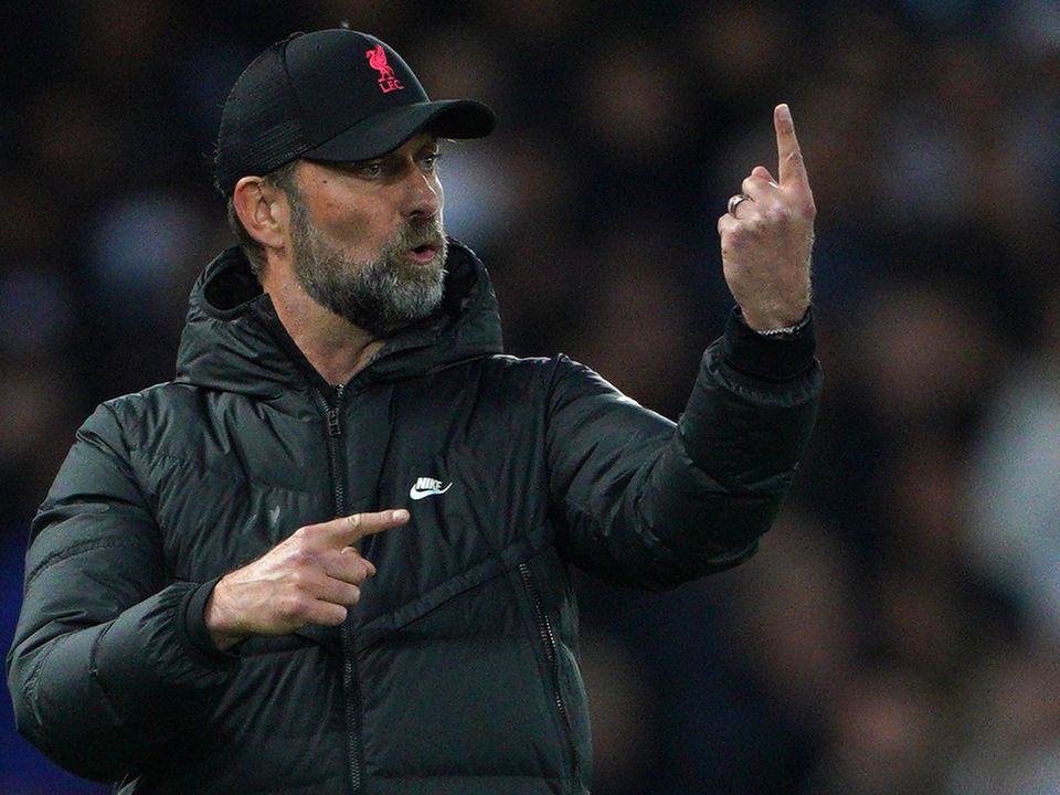 Liverpool manager Jurgen Klopp expects improvements from his side against Aston Villa (Peter Byrne/PA)
